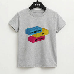 Everything Is Awesome Bricks Kids T-Shirt