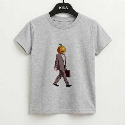 Dwight Pumpkin Head Kids T-Shirt