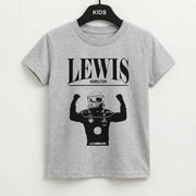 Lewis Red And Gold Kids T-Shirt 2