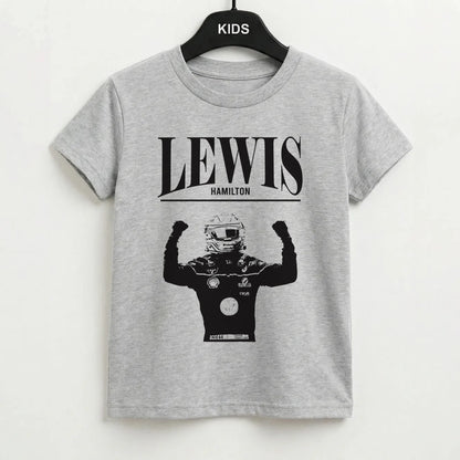 Lewis Red And Gold Kids T-Shirt