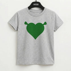 Green Ogre Heart Kids T-Shirt