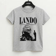 Lando Black And Green  Kids T-Shirt 2