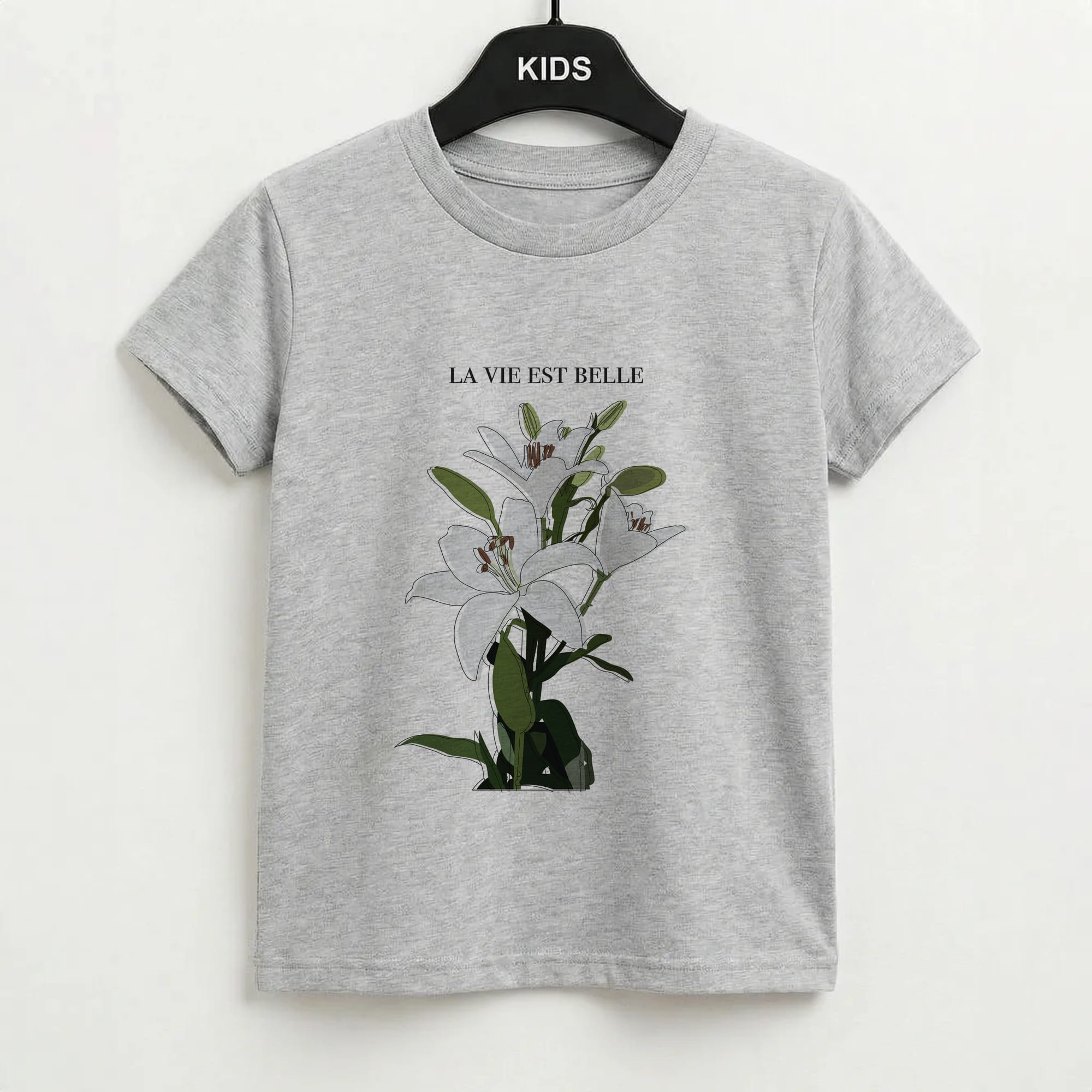 La Vie Est Belle - Clean Girl Aesthetic Kids T-Shirt