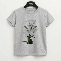 La Vie Est Belle - Clean Girl Aesthetic Kids T-Shirt