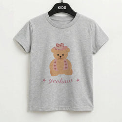 Yeehaw Teddy Bear Kids T-Shirt