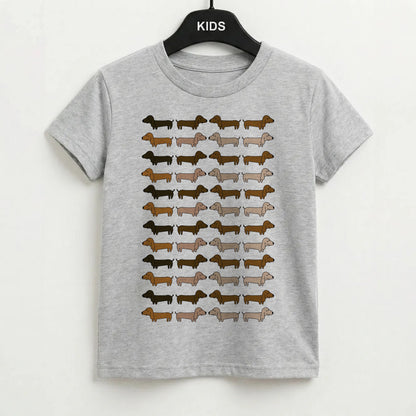 Collage - Dachshunds Kids T-Shirt