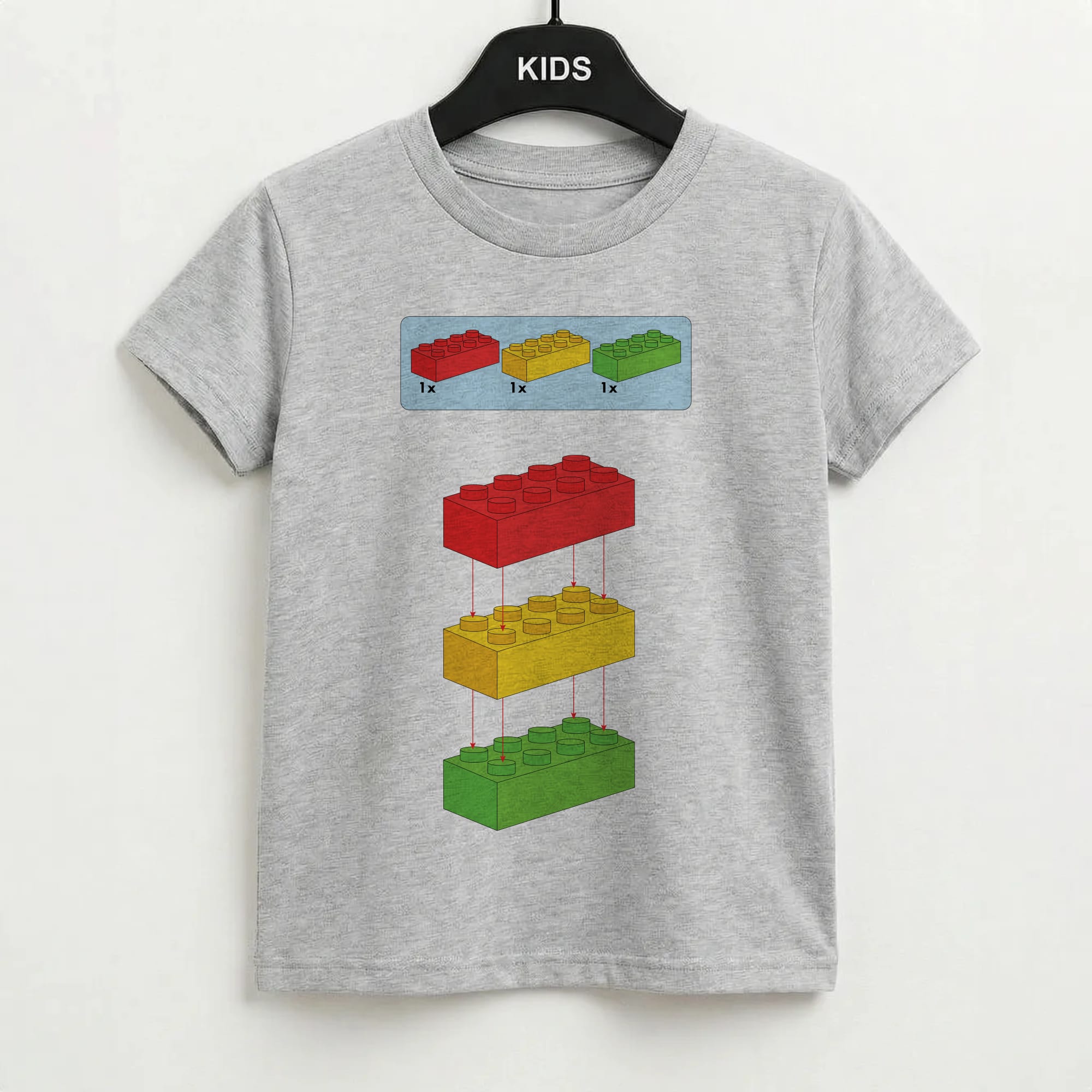 Bricks Instruction Set Kids T-Shirt