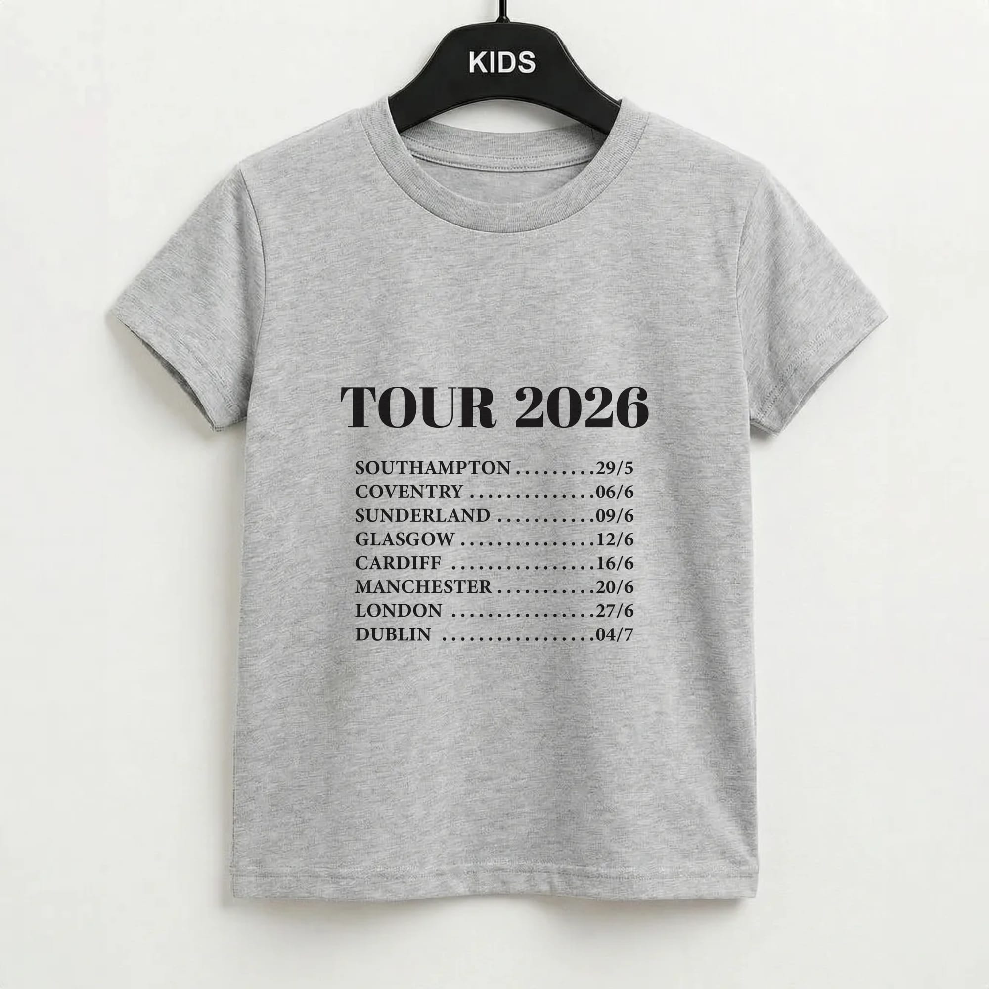 Band Tour 2026 Kids T-Shirt