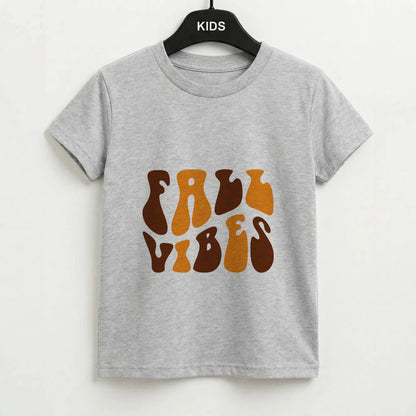 Fall Vibes Kids T-Shirt