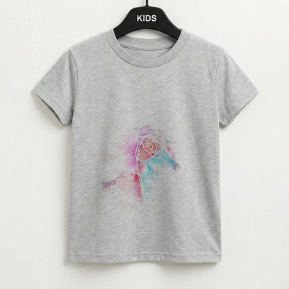 K-Pop Band Love Yourself Watercolour Painting Kids T-Shirt