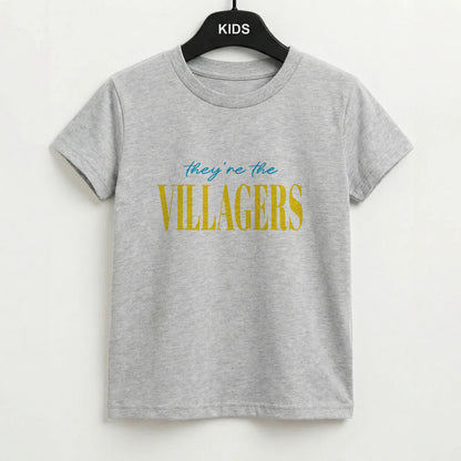 They're The Villagers Blue Kids T-Shirt
