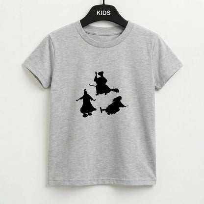 Witches Outline - Hocus Halloween Kids T-Shirt
