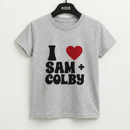 I Love S & C Kids T-Shirt