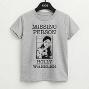 Missing Person Holly Kids T-Shirt 2