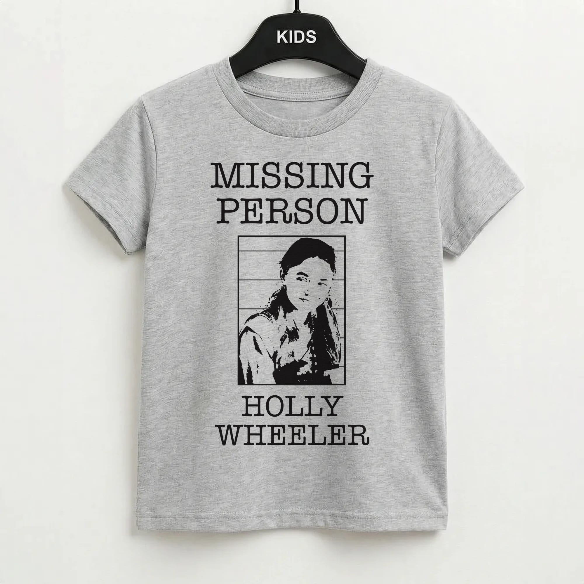 Missing Person Holly Kids T-Shirt