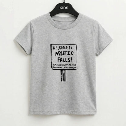 Welcome to Mystic Falls - VD Kids T-Shirt
