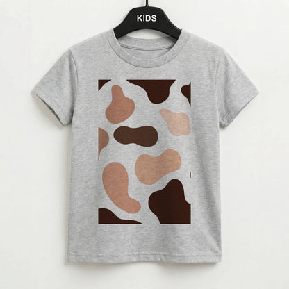 Cowprint Nude Kids T-Shirt