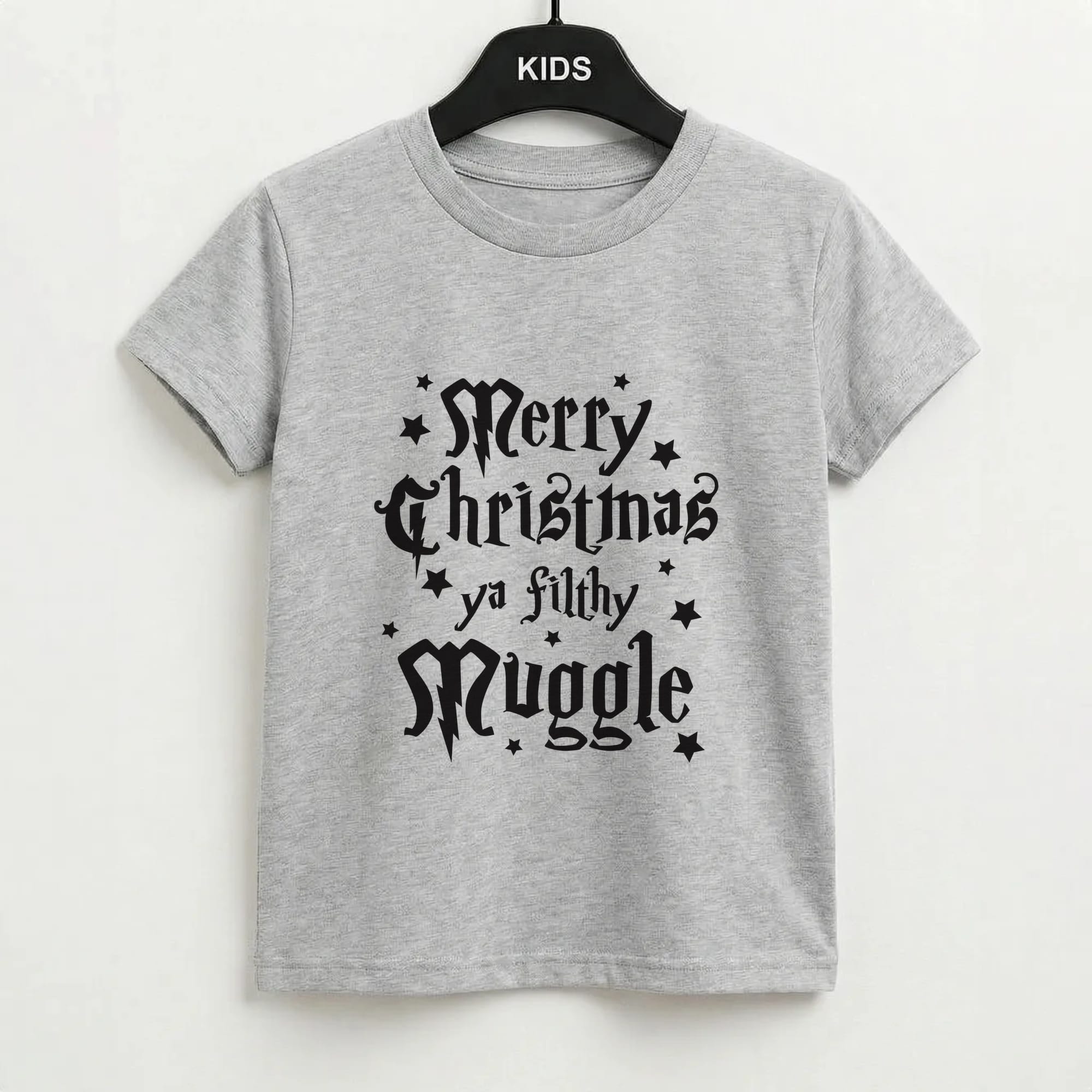 Merry Christmas You Filthy Muggle Kids T-Shirt