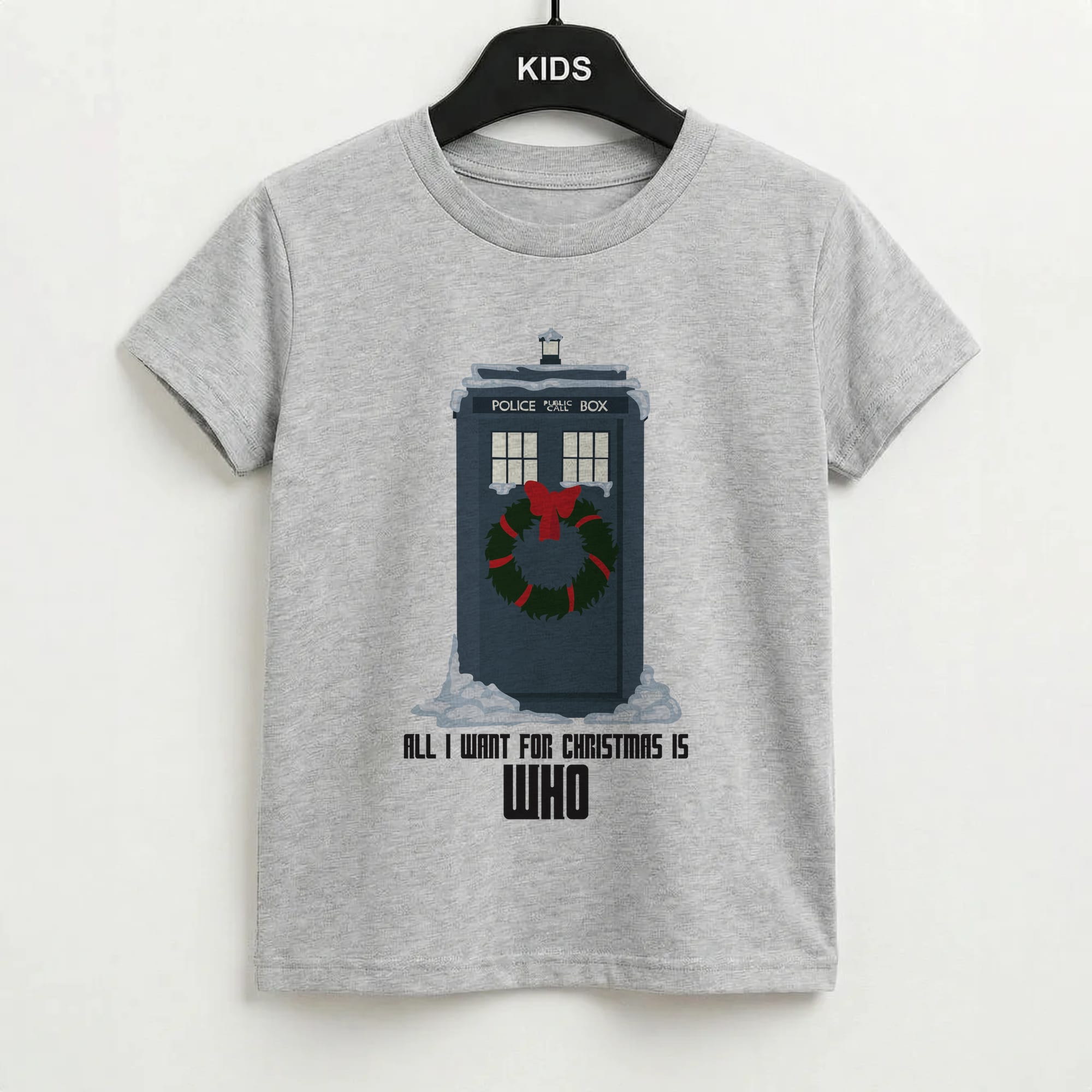 All I Want For Christmas Is Who - Doctor Who Kids T-Shirt