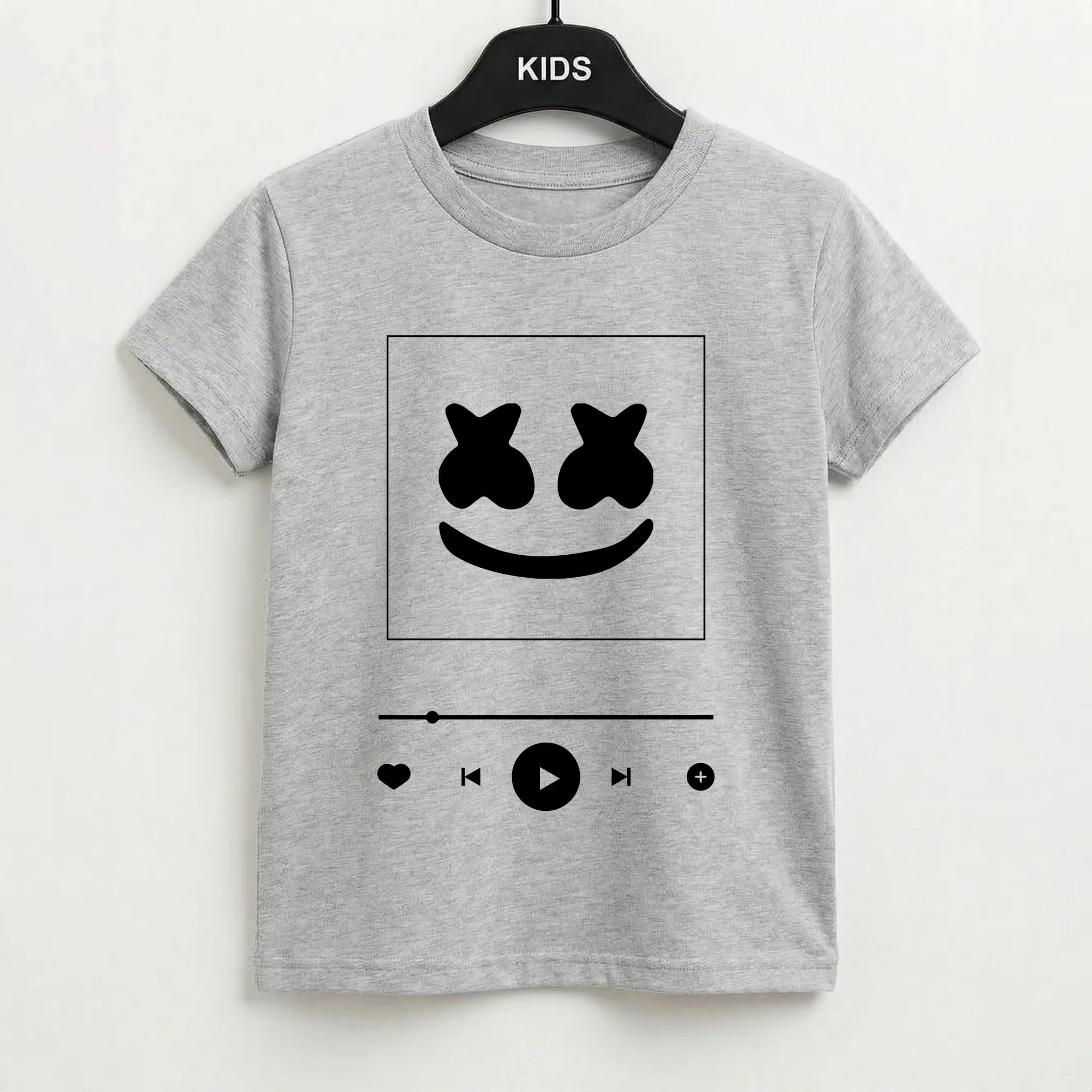Helmet DJ Album Cover Kids T-Shirt
