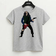Eddie Munson Playing Guitar Kids T-Shirt 2