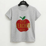 Apple Best Teacher Ever Kids T-Shirt 2