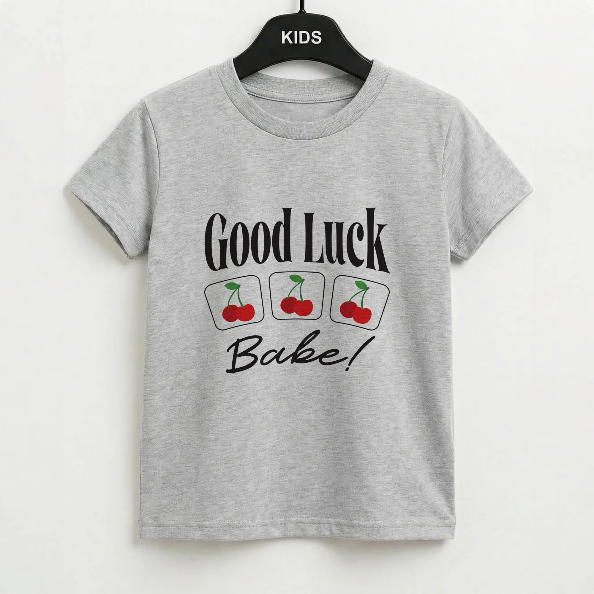 Good Luck Babe Cherries Kids T-Shirt