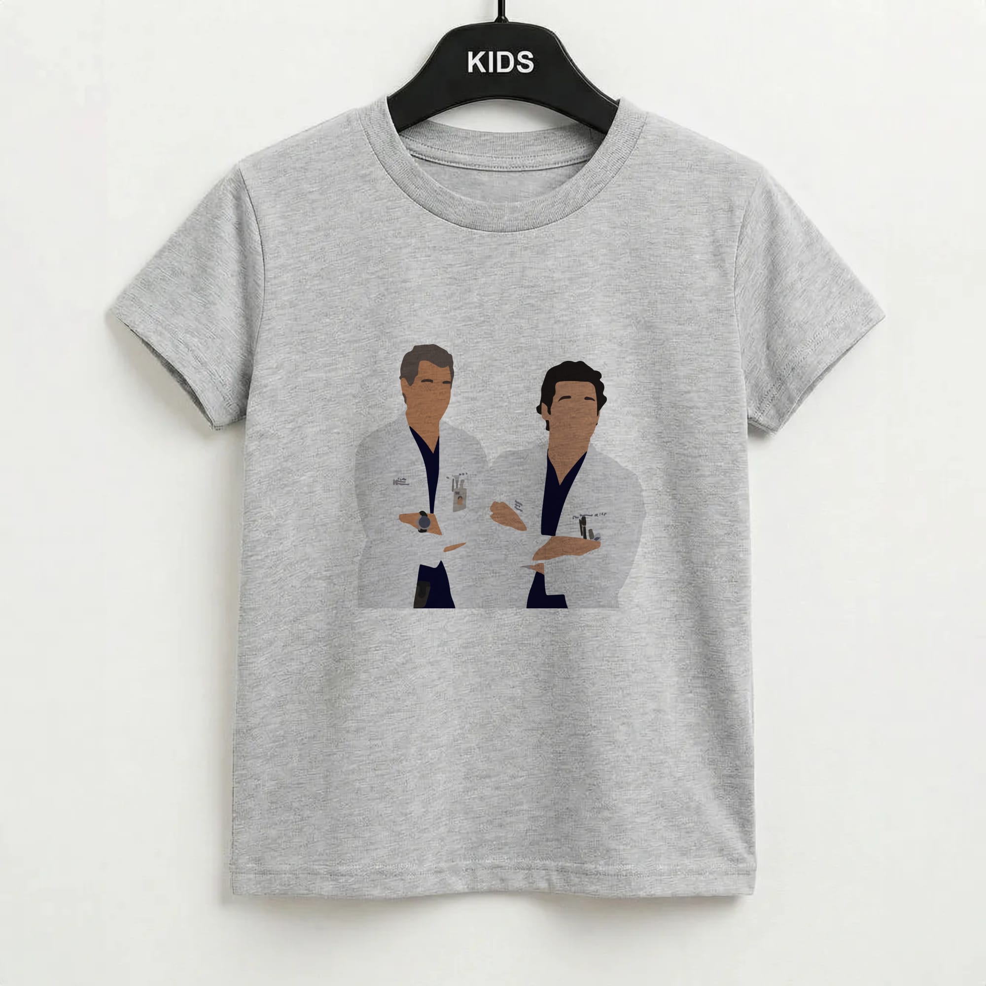 Two Doctors Arm Crossed - Grey's Kids T-Shirt