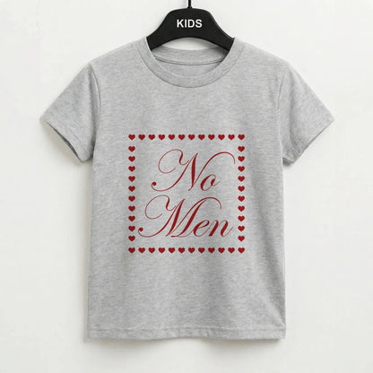 No Men Kids T-Shirt