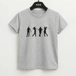 Golf Silhouettes Kids T-Shirt