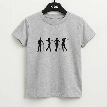 Golf Silhouettes Kids T-Shirt