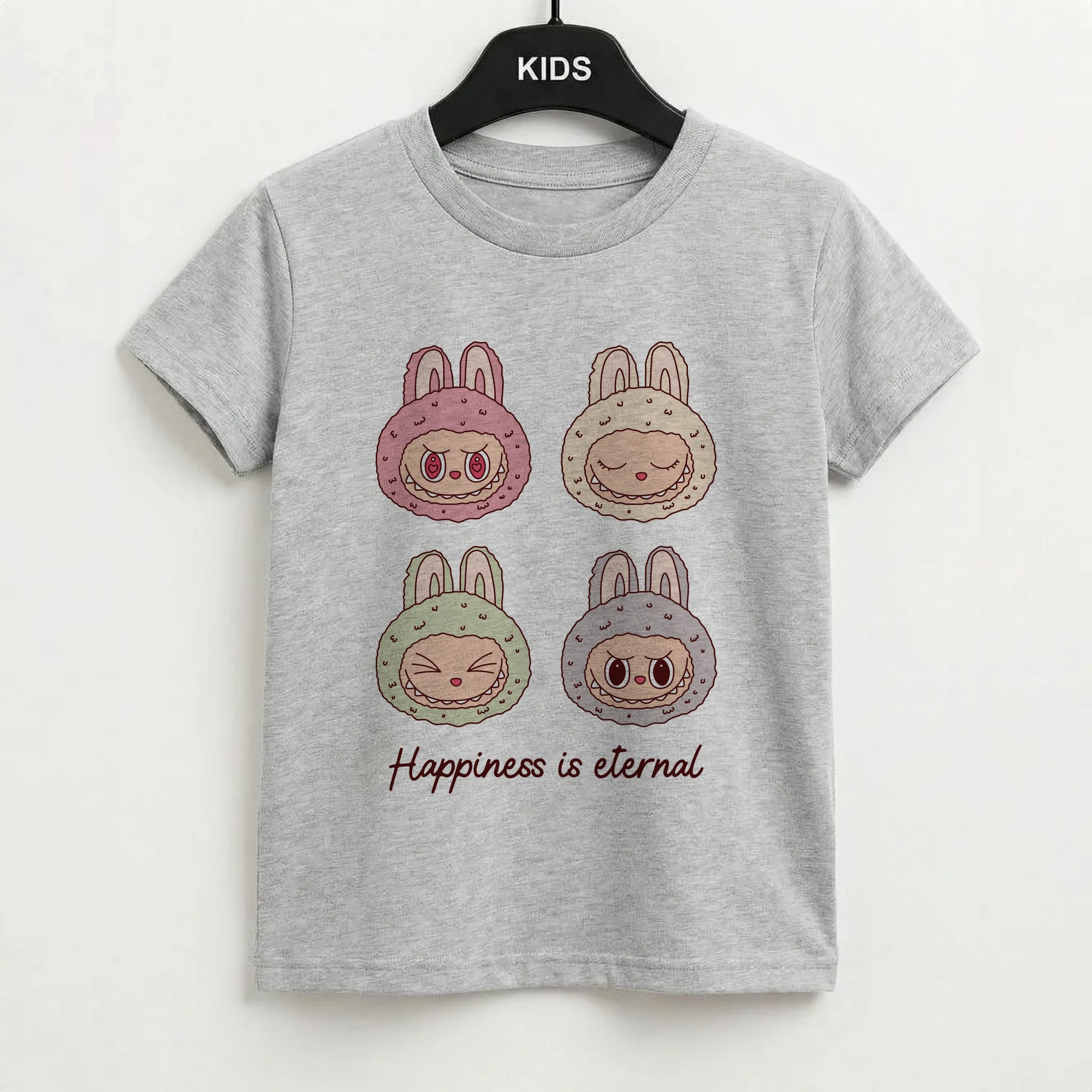Happiness Is Eternal Monsters Kids T-Shirt