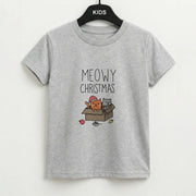 Meowy Christmas Kids T-Shirt 2