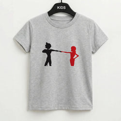 Red And Black Kids T-Shirt
