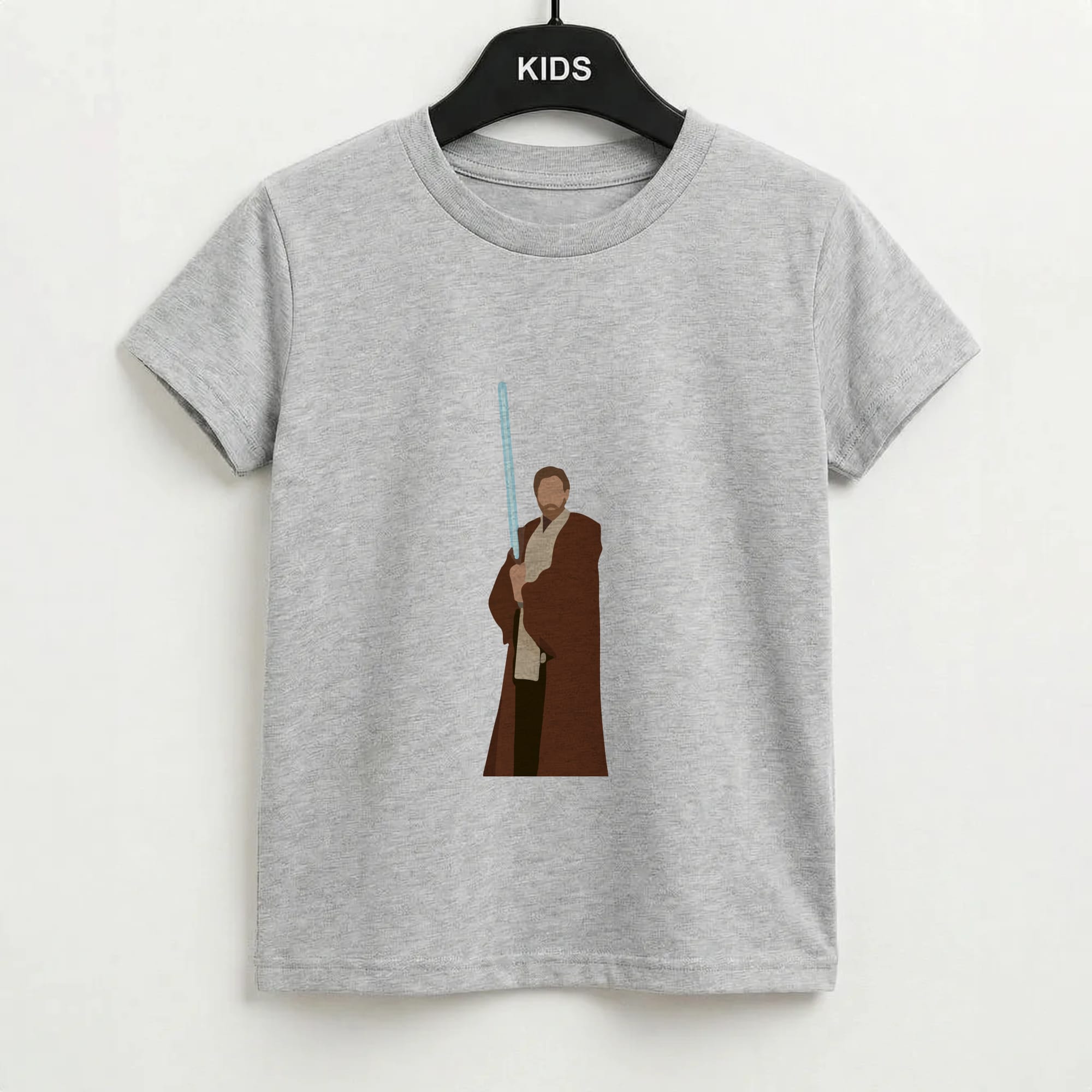 Kenobi Blue Lightsaber Kids T-Shirt
