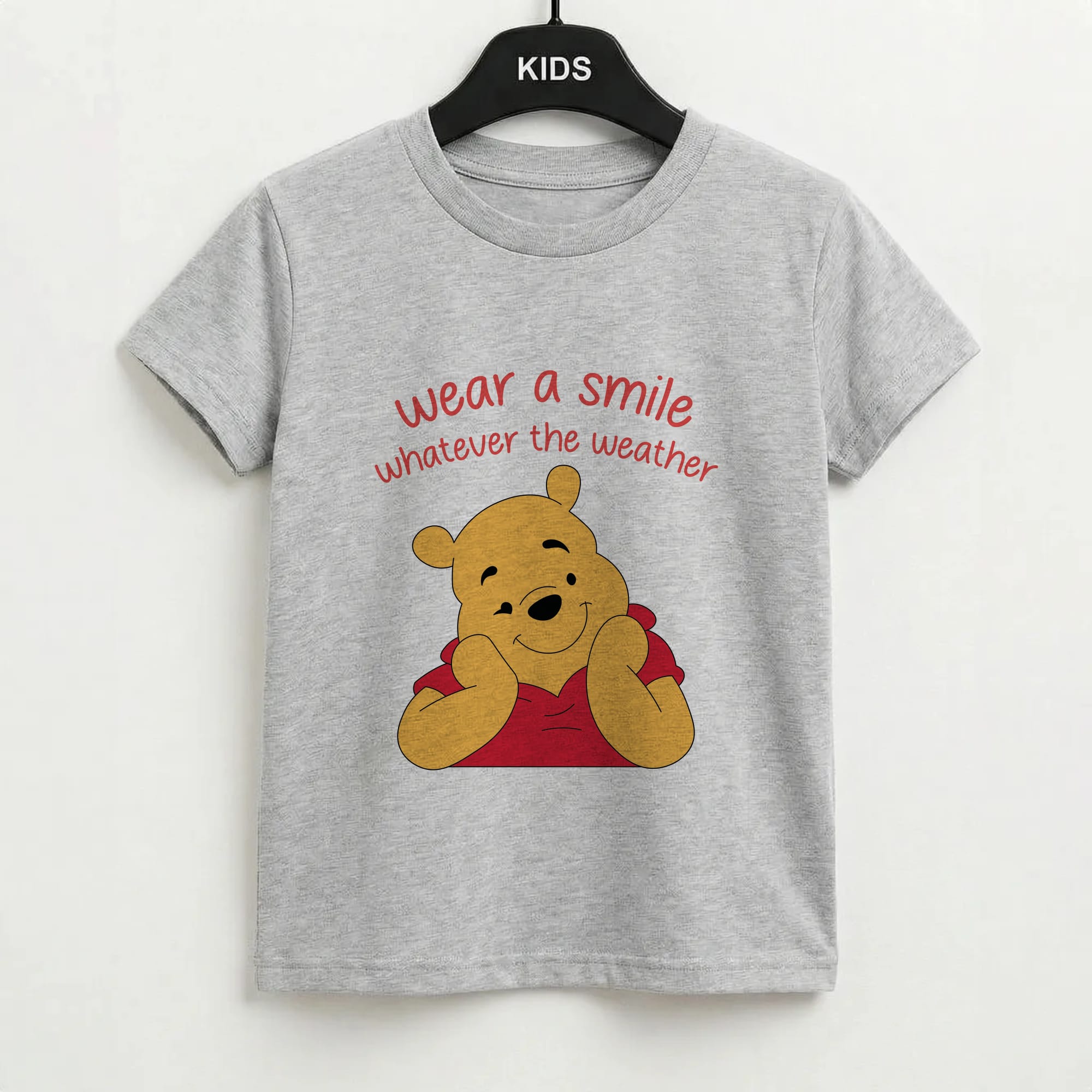 Wear A Smile Whatever The Weather  Kids T-Shirt