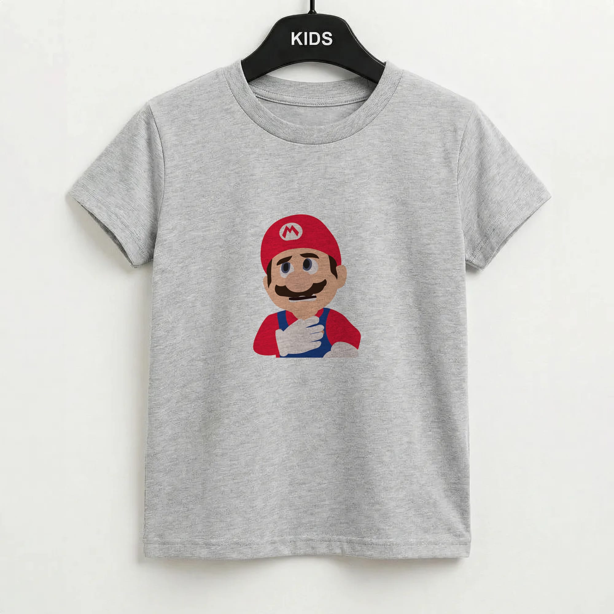 Worried Mario Kids T-Shirt
