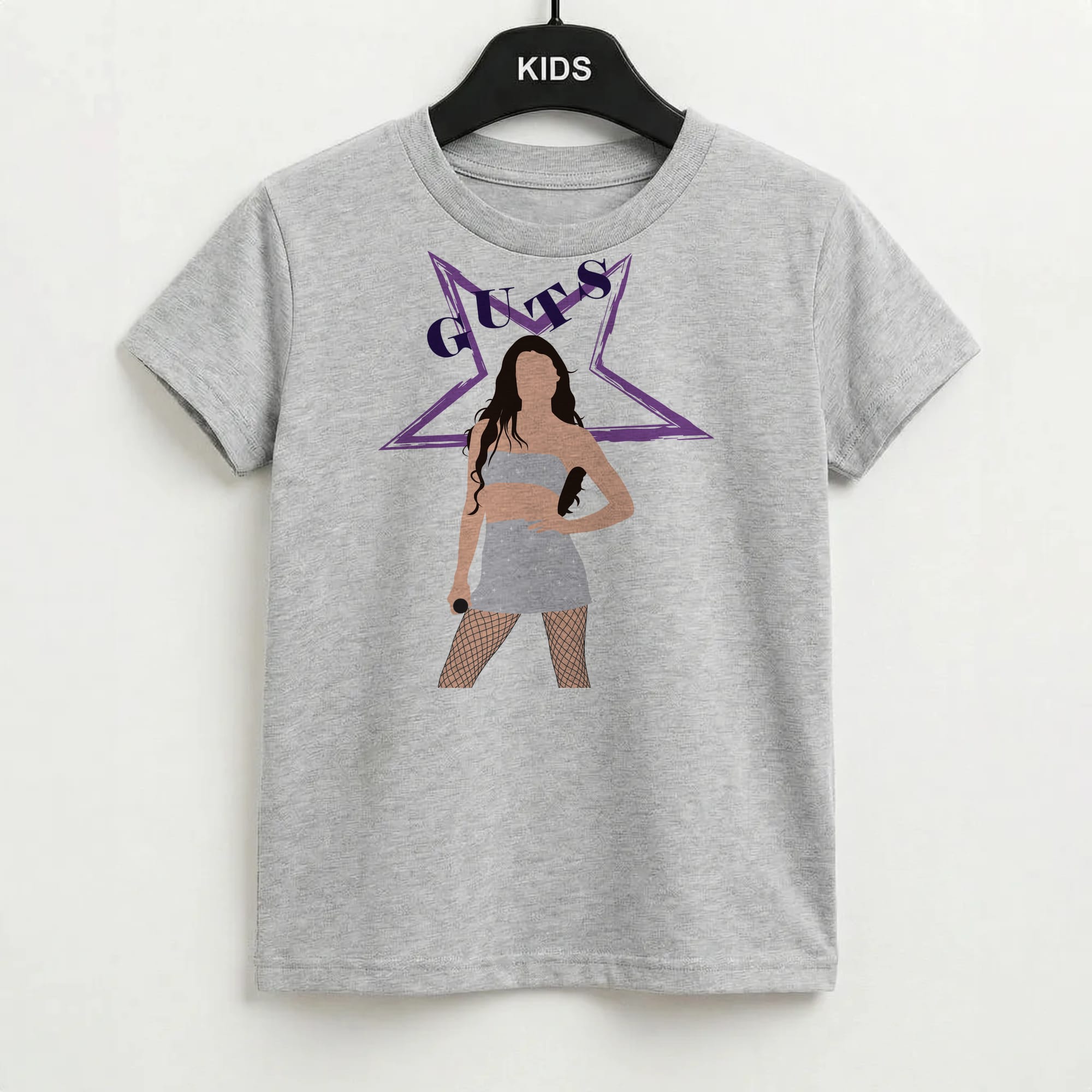 Dark Purple Olivia Kids T-Shirt