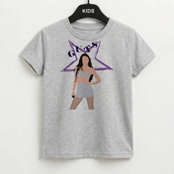 Dark Purple Olivia Kids T-Shirt