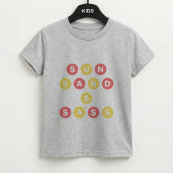 Sun, Sand And Sass Kids T-Shirt