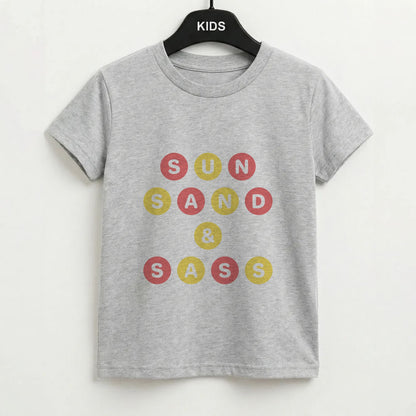 Sun, Sand And Sass Kids T-Shirt
