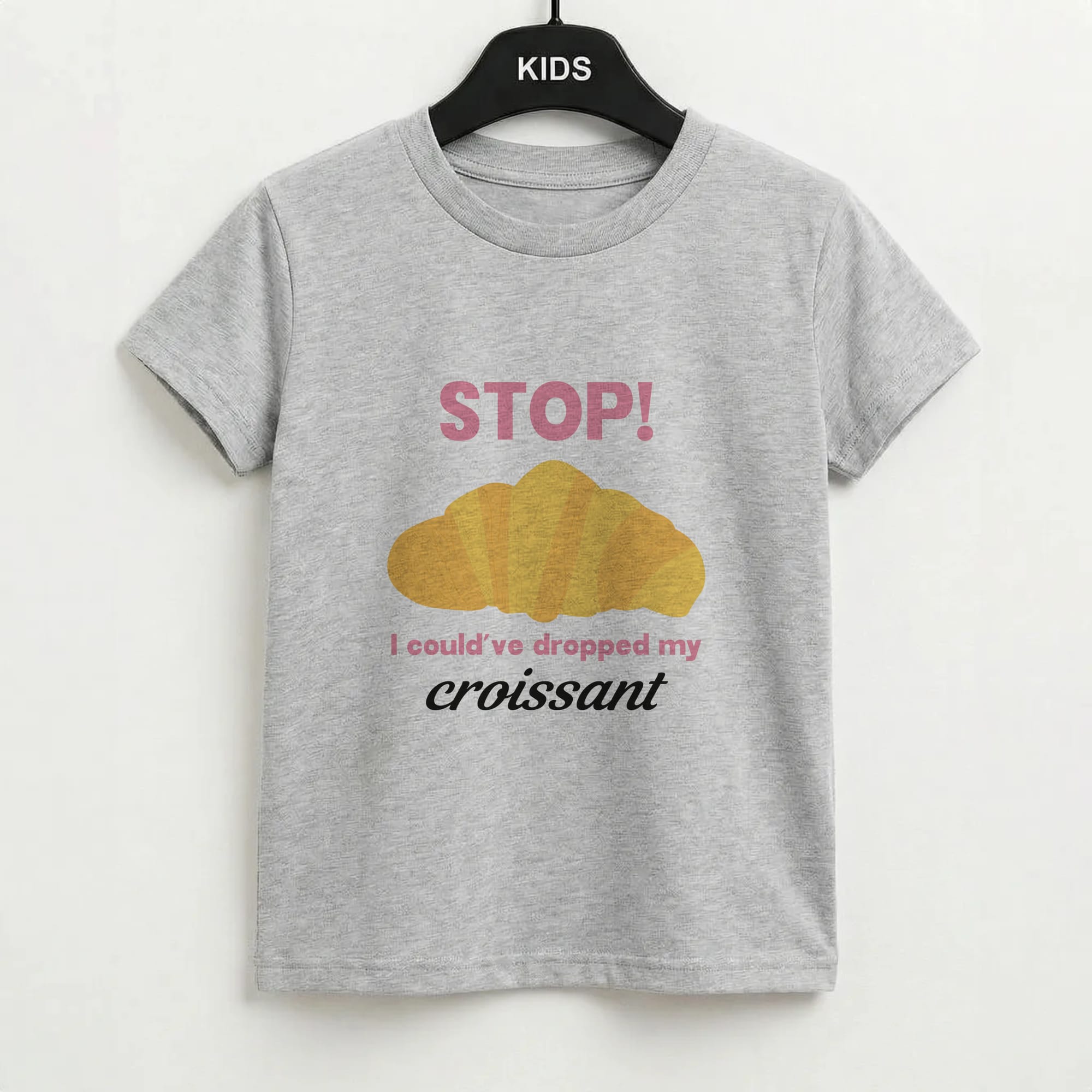I Could've Dropped My Croissant - Memes Kids T-Shirt