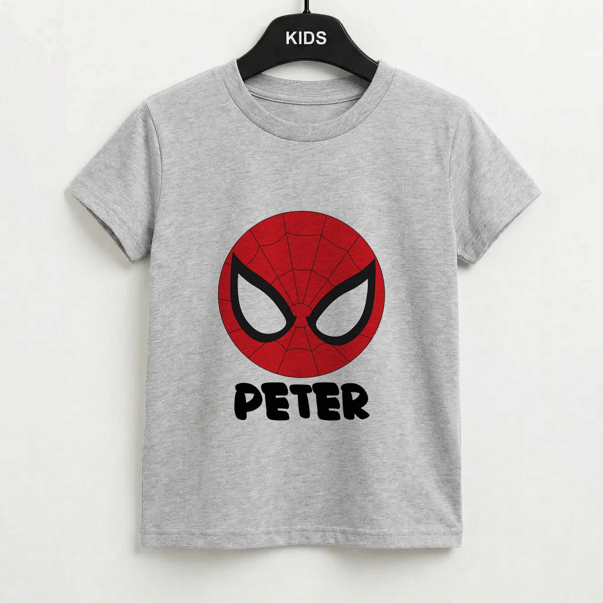 SpiderMan - Personalised Superhero Comic Kids T-Shirt