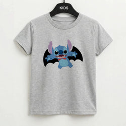 Vampire Alien Blue Halloween Kids T-Shirt