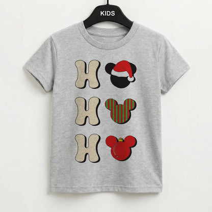 Ho Ho Ho Mickey Kids T-Shirt