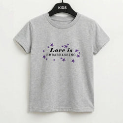 Love Is Embarrassing Note Kids T-Shirt