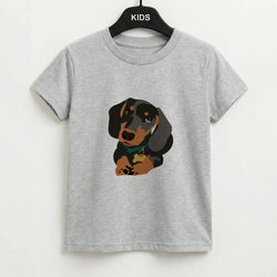Black & brown - Dachshunds Kids T-Shirt