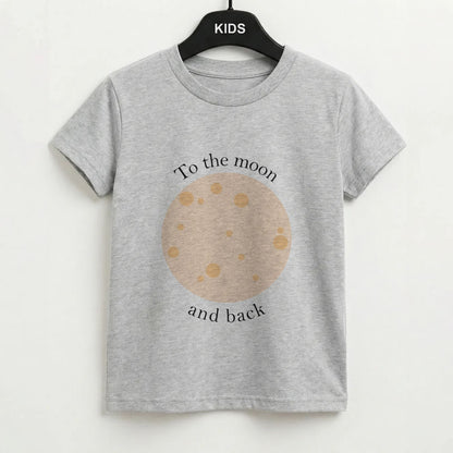 To The Moon And Back Kids T-Shirt