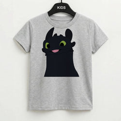 Black Fury Dragon Kids T-Shirt