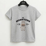 Cute Monster 2025 Pink Kids T-Shirt 2